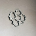 Coral Ceramic Wall Art - Night Speckle Small hanging on wall