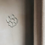 Coral Ceramic Wall Art - Night Speckle Small on wall