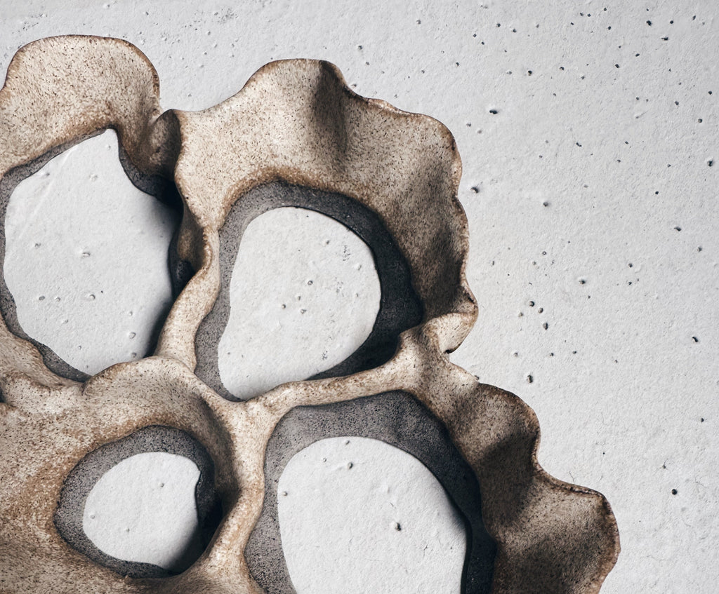 Coral Ceramic Wall Sculpture | Burnt Butter