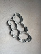 Coral Ceramic Wall Sculpture – Melted Ash